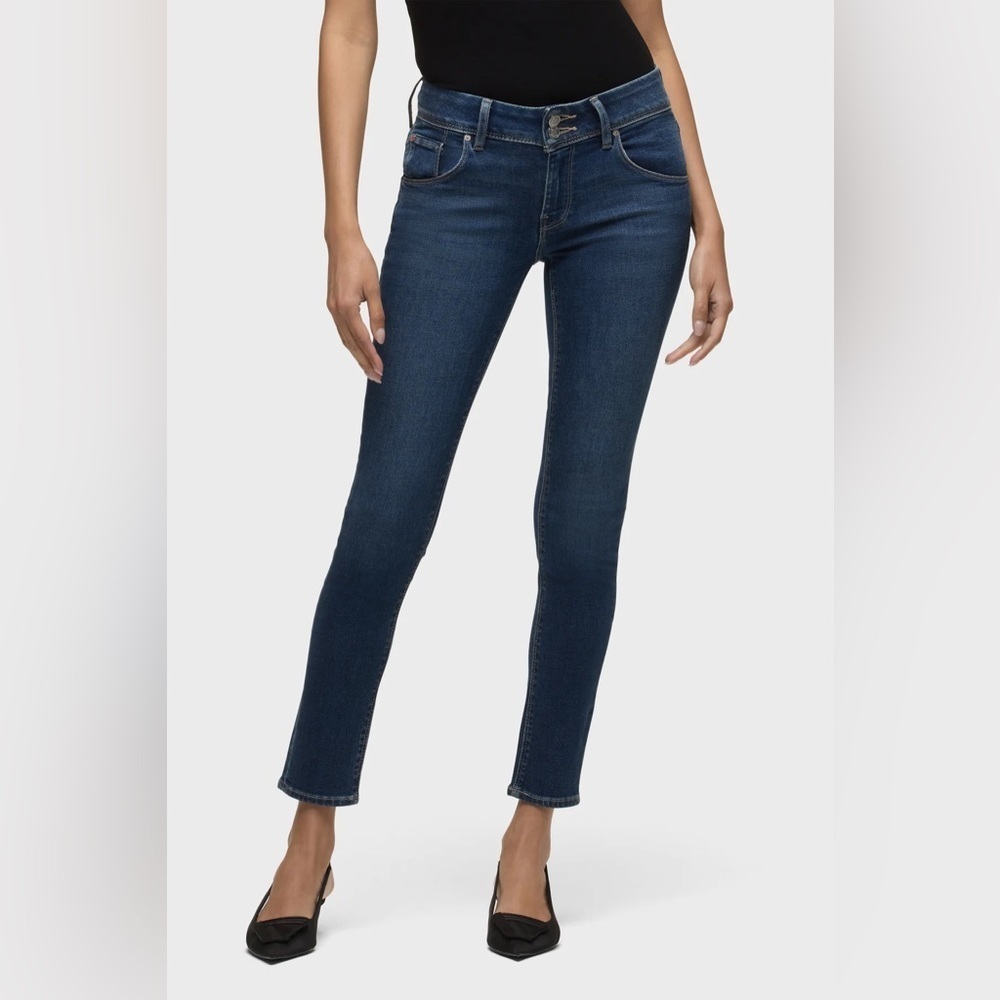 Hudson Collin Midrise Skinny Jeans 29 REVL Stretch Denim